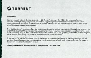 Torrent forlater Halo Championship Series